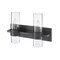 Z-Lite Lawson 2 Light Vanity, Matte Black & Clear 343-2V-MB - alternate 8